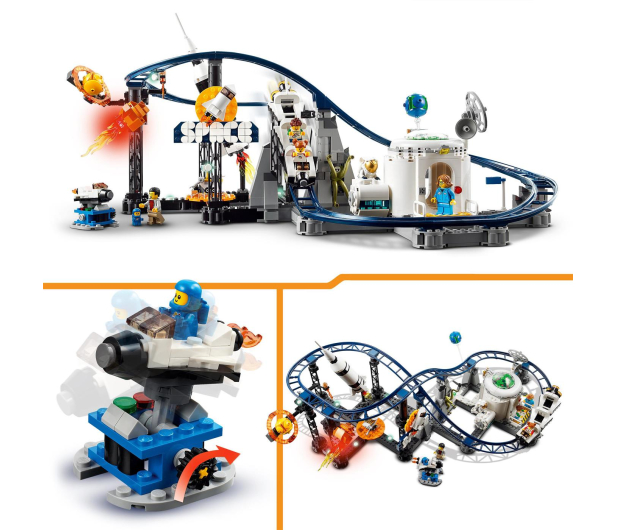 LEGO Creator 3 w 1 31142 Kosmiczna kolejka górska - 1159392 - zdjęcie 4